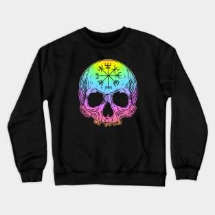 Vegvisir rune skull Crewneck Sweatshirt